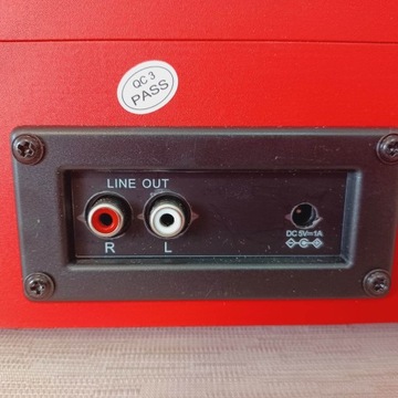 Проигрыватель Retro Advanced RTT21 Ricatech красный