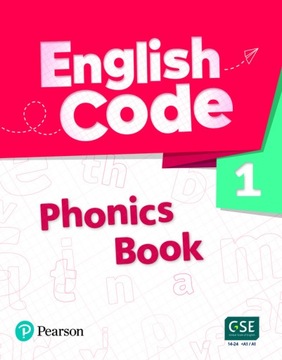 ENGLISH CODE 1 Phonics Book + Audio & Video QR