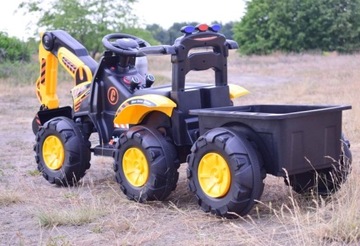 ТРАКТОР, ЭКСКАВАТОР, ПИТАНИЕ ОТ АККУМУЛЯТОРА, 90 Вт, ДИСТАНЦИОННЫЙ ПРИЦЕП