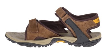 MERRELL SANDAŁY MĘSKIE SKÓRZANE BRĄZOWE 46 ŻGB