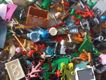 Оригинальные аксессуары для фигурок LEGO MIX, 20 шт.