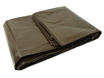 PLANDEKA 2x3m BRĄZOWA EXTRA GRUBA 200g/m2 GEKO