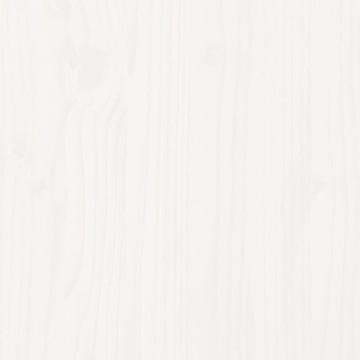 VidaXL Корпус для 2 мусорных баков, белый, массив сосны