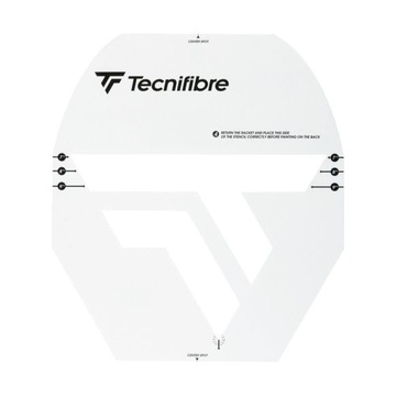 Szablon do malowania logo TECNIFIBRE TENIS STENCIL