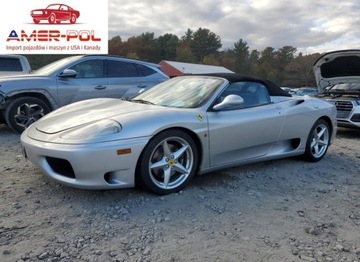 Ferrari 360 2002 Ferrari 360 Spider 2002 3.6L 3.6 Benzyna 400KM