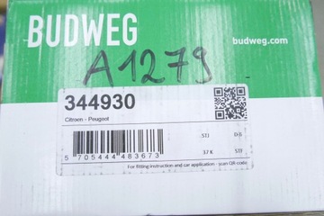 BUDWEG CALIPER 344930 TŘMEN BRZDY