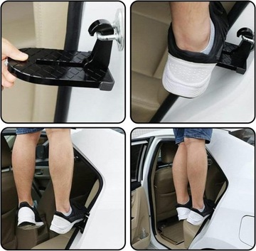 2 X СКЛАДНАЯ ЛЕСТНИЦА С ПЕДАЛЬЮ АВТОМОБИЛЬНОЙ ДВЕРИ С БЕЗОПАСНЫМ МОЛОТОКОМ