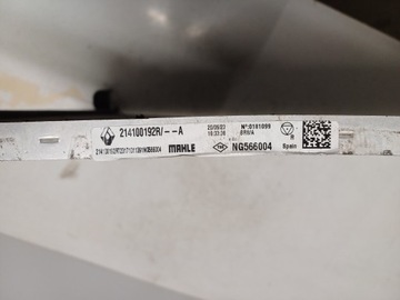 RENAULT TRAFIC 3 III LIFT 21 - ВОДЯНОЙ ОХЛАДИТЕЛЬ 214100192R