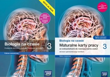 Biologia na czasie 3 PAKIET podręcznik + Karty Pracy Rozsz. Edycja 2024
