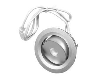 OPRAWA LEDOWA TAURI 1*3W WW SREBRNA