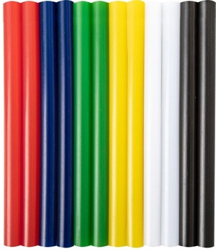 Klej w laskach kolor, 11mm, szt.12*200mm,karta,proline