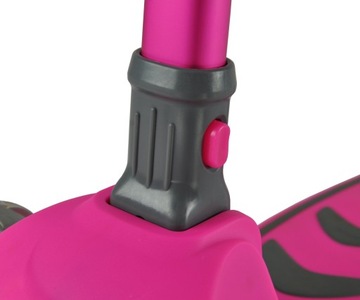 Надежный трехколесный светодиодный самокат для детей! Boogie Pink 3+ РОЗОВОЕ КАЧЕСТВО