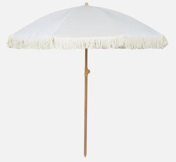 БОЛЬШОЙ ЗЕЛЕНЫЙ БЕЛО-ГОЛУБОЙ ПЛЯЖНЫЙ ЗОНТ С ЗАЩИТНОЙ бахромой СКЛАДНОЙ