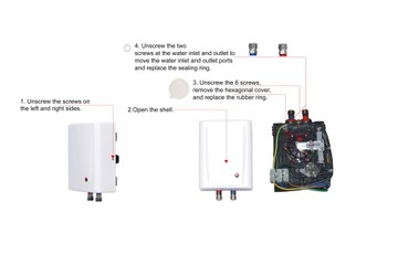 Электрический проточный водонагреватель 3500 Вт