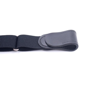РЕГУЛИРУЕМЫЙ ЭЛАСТИЧНЫЙ РЕМЕНЬ БЕЗ ПРЯЖОК ДЛЯ БРЮК (ЧЕРНЫЙ)