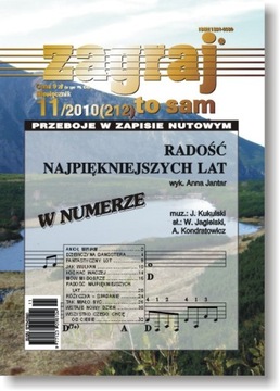 Zagraj to sam - nr 11/2010 (212) nuty na keyboard + akordy + teksty