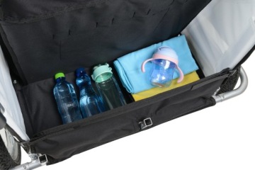 ВЕЛОСИПЕДНЫЙ ПРИЦЕП PRO С ПОДВЕСКОЙ 3в1 + СВЕТОДИОДНОЕ ОСВЕЩЕНИЕ