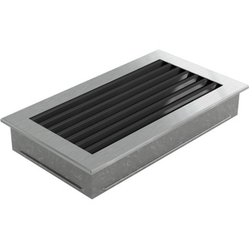 Kratka wentylacyjna FRESH szlifowana 17x30 nowoczesna kominkowa żaluzja