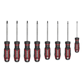 Wkrętaki TORX różne końcówki 8szt