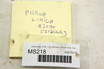 MS218 SKODA SCALA LIŠTA OKNO ČELNÍ PRAVÁ