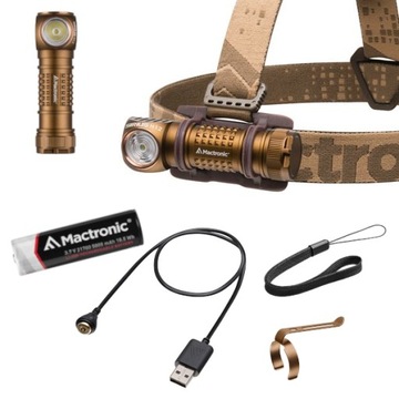 Latarka Czołowa Akumulatorowa LED MACTRONIC SIRIUS H12 1200 lm