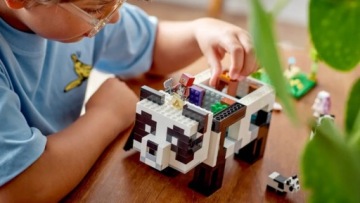 LEGO Minecraft 21245 Заповедник панд, МИНЕКРАФТ ДЛЯ ДЕТЕЙ