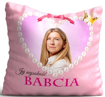 Poduszka ze zdjęciem Prezent dzień babci i dziadka