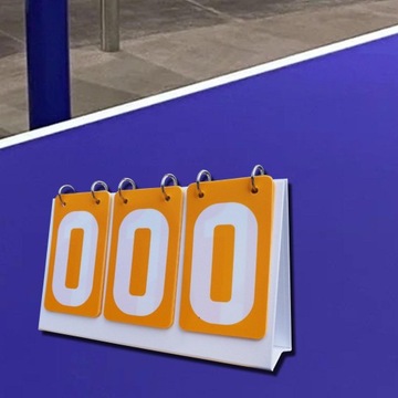 Таблица результатов Flipper Durable Team Настольные игры Доска для подсчета очков Желтый счет