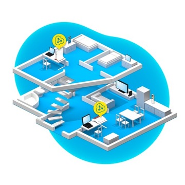 FRITZ!Repeater 6000 WiFi6 MESH усилитель 3 диапазона 2400+2400+1200 Мбит/с