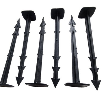 100 шт. ШТЫРЬКОВЫЕ РУЧКИ ЯКОРЬ ДЛЯ АГРО НЕТКАНЫХ ТКАНЕЙ 15 см