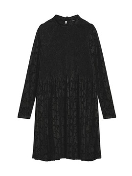 Czarna sukienka z koronki ORSAY