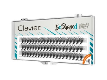 Kępki Rzęs CLAVIER BeShaped 10mm – skręt B