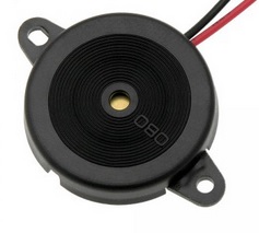 BUZER Buzzer Brzęczyk 2p 23x5 12V 85db 3mA (3123)