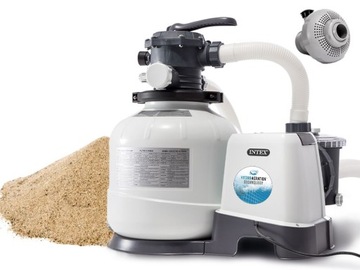Pompa Piaskowa Filtr Basenu Intex 10500 l/h+PIASEK