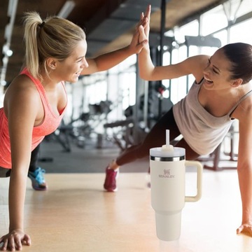 STANLEY ICEFLOW KUBEK TERMICZNY 40OZ NA KAWĘ HERBATĘ DO SAMOCHODU ZE SŁOMĄ