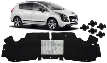 IZOLACJA MASKI SILNIKA PEUGEOT 3008 09-16 + KLIPY