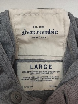 ABERCROMBIE SZARA BLUZA MŁODZIEŻOWA r. XS