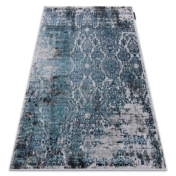 DYWAN GLAMOUR 240x340 ORNAMENT niebieski #GR4446