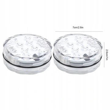 4X СВЕТОДИОДНАЯ ЛАМПА ДЛЯ БАССЕЙНА С ДИСТАНЦИОННЫМ УПРАВЛЕНИЕМ