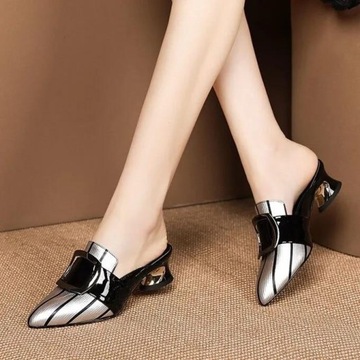Fashion Summer Casual Sweet High Square Heel Shoes