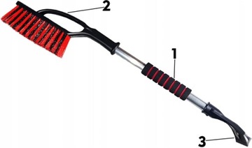 СКРЕБОК С ЩЕТКОЙ ДЛИННЫЙ СКРЕБОК ДЛЯ ЛЬДА 3в1