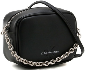 CALVIN KLEIN TOREBKA DAMSKA SCULPTED CAMERA CZARNA