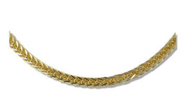 Łańcuszek Złoty Lisi Ogon 585 14k 50 cm