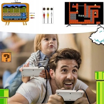 ТВ-ИГРА РЕТРО ТВ AV 620 ИГРОВАЯ КОНСОЛЬ 2x PAD MARIO ВИДЕОИГРЫ ИГРА