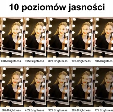 СВЕТОДИОДНЫЕ ЛАМПЫ ДЛЯ МАКИЯЖА ЗЕРКАЛО 10ШТ 3 ЦВЕТА СВЕТА