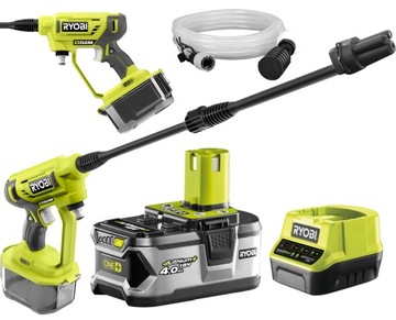 АККУМУЛЯТОРНАЯ БЕСПРОВОДНАЯ МОЕЧНАЯ МАШИНА RYOBI 4 Ач ONE+ 18 В RY18PW22A-140