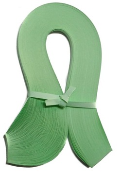 Paski do Quillingu 3 mm 200 szt ZIELONY PASTEL 2 G6