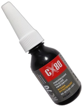 CX80 RC70 KLEJ ANAEROBOWY USZCZELNIENIE DO METALI GWINTÓW 10ML