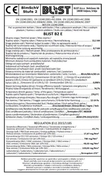 Печь Koza B2E с водяной рубашкой BLIST