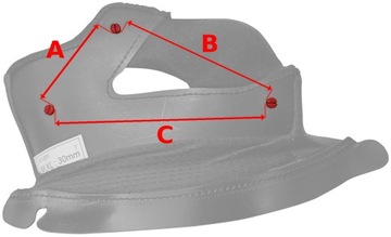 Боковые подушки безопасности HJC для шлема I70 40 мм XS
